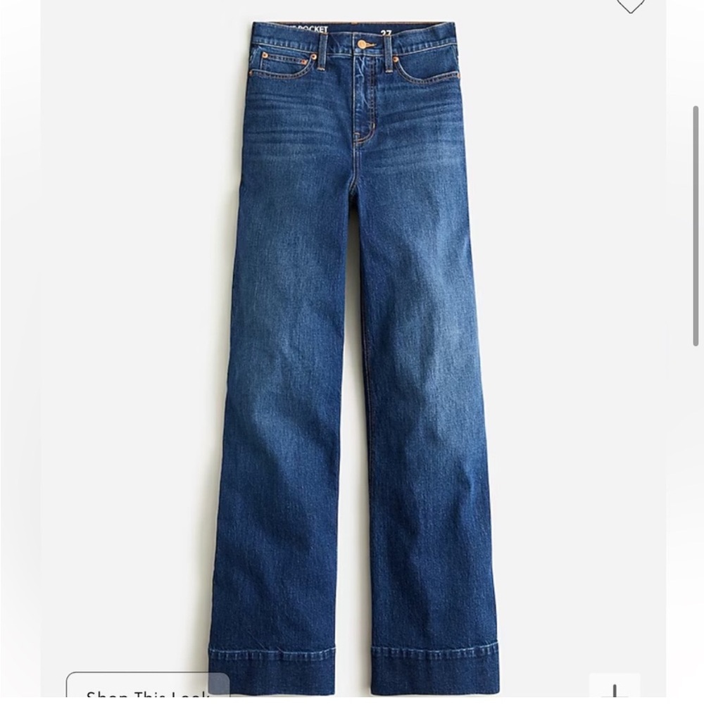 J.Crew Denim Trouser, 32, Wesley Wash